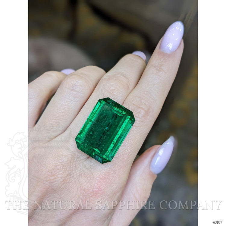 Loose Emerald - Emerald 37.39 Ct. - #E3107 | The Natural Emerald Company