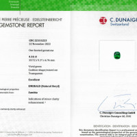 4.16 Ct. Emerald from Zambia Scan Report