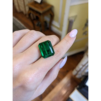 14.49 Ct. Emerald from Zambia Life Style