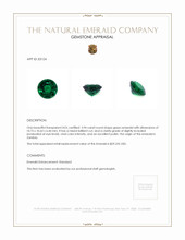 3.94 Ct. Emerald from Zambia Appraisal
