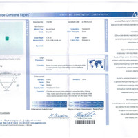 1.36 Ct. Emerald from Colombia Scan Report
