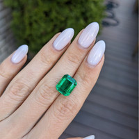 5.73 Ct. Emerald from Zambia Life Style