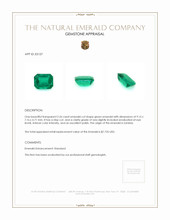 2.26 Ct. Emerald from Zambia Appraisal