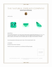 1.42 Ct. Emerald from Colombia Appraisal