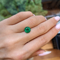 1.84 Ct. Emerald from Zambia Life Style