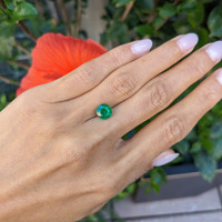 1.77 Ct. Emerald from Zambia Life Style