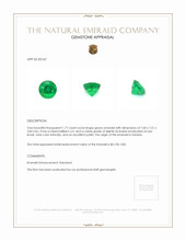 1.77 Ct. Emerald from Zambia Appraisal