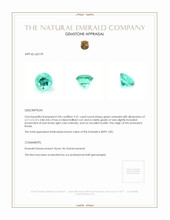 0.51 Ct. Emerald from Russia Appraisal