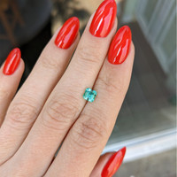 0.67 Ct. Emerald from Russia Life Style