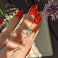 0.81 Ct. Emerald from Russia Life Style