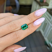 2.49 Ct. Emerald from Zambia Life Style