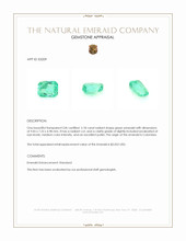 2.18 Ct. Emerald from Colombia Appraisal