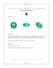 0.40 Ct. Emerald from Zambia Appraisal