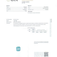 1.39 Ct. Emerald from Colombia Scan Report