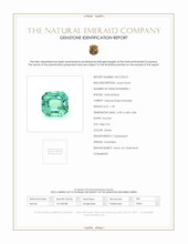 1.39 Ct. Emerald from Colombia Scan Report