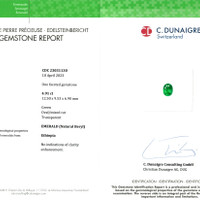 4.91 Ct. Emerald from Ethiopia Scan Report
