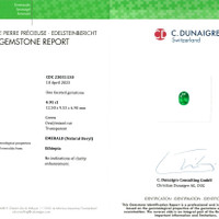 4.91 Ct. Emerald from Ethiopia Scan Report