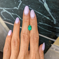 1.76 Ct. Emerald from Ethiopia Life Style