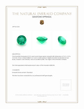 0.55 Ct. Emerald from Zambia Appraisal