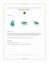 3.07 Ct. Emerald from Brazil Appraisal