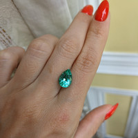 3.07 Ct. Emerald from Brazil Life Style