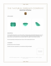 1.62 Ct. Emerald from Zambia Appraisal