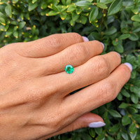 0.73 Ct. Emerald from Zambia Life Style