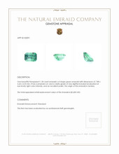 1.30 Ct. Emerald from Zambia Appraisal