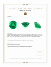 0.54 Ct. Emerald from Zambia Appraisal