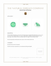 1.05 Ct. Emerald from Brazil Appraisal