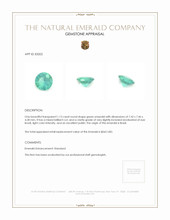 1.13 Ct. Emerald from Brazil Appraisal