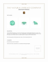 1.27 Ct. Emerald from Brazil Appraisal
