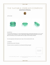 3.15 Ct. Emerald from Ethiopia Appraisal