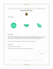1.00 Ct. Emerald from Brazil Appraisal
