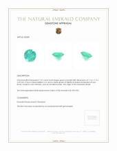 1.07 Ct. Emerald from Brazil Appraisal