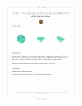 1.07 Ct. Emerald from Brazil Appraisal