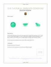 0.32 Ct. Emerald from Zambia Appraisal
