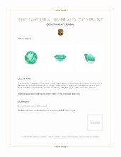 0.36 Ct. Emerald from Zambia Appraisal