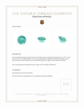 0.38 Ct. Emerald from Zambia Appraisal