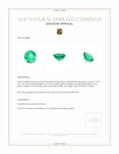 0.40 Ct. Emerald from Zambia Appraisal