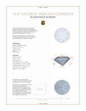 0.41 Ct. Emerald from Zambia 3 D Scan Report