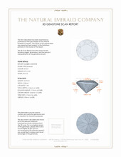 0.42 Ct. Emerald from Zambia 3 D Scan Report