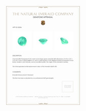 0.42 Ct. Emerald from Zambia Appraisal