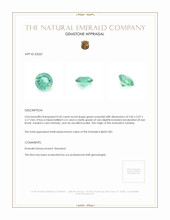 0.43 Ct. Emerald from Zambia Appraisal