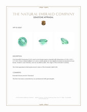 0.43 Ct. Emerald from Zambia Appraisal