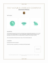 0.44 Ct. Emerald from Zambia Appraisal