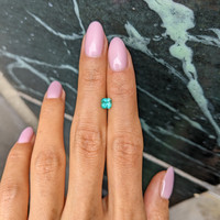 0.49 Ct. Emerald from Brazil Life Style