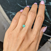 0.51 Ct. Emerald from Brazil Life Style