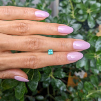 0.55 Ct. Emerald from Brazil Life Style