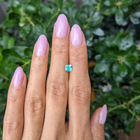 0.55 Ct. Emerald from Brazil Life Style